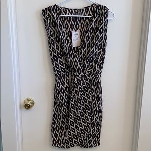 Alice & You black & off white ikat  dress.